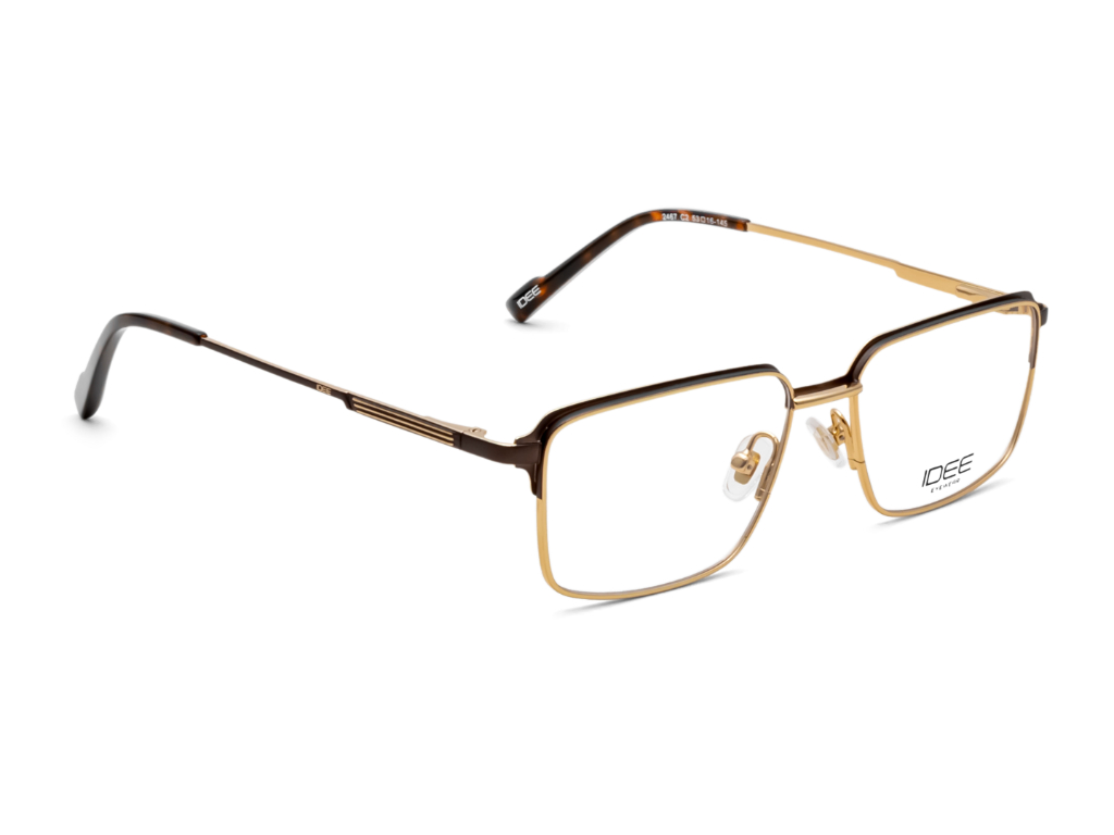 IDEE Rectangle Brown Full-Rimmed Eyeglasses - Unisex