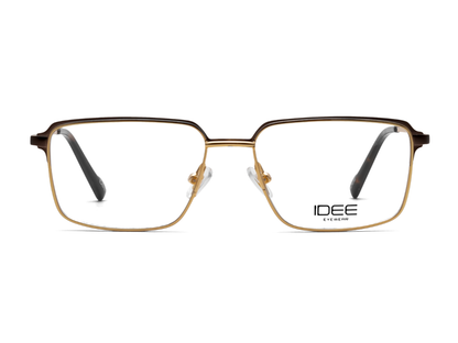 IDEE Rectangle Brown Full-Rimmed Eyeglasses - Unisex
