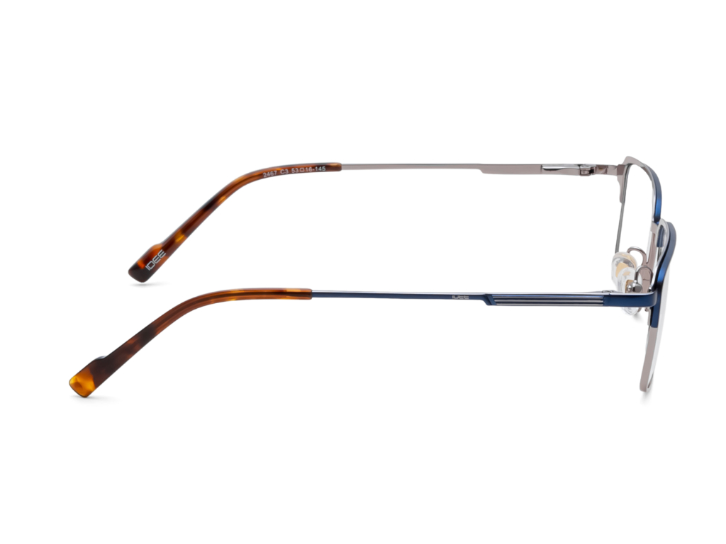 IDEE Rectangle Blue Full-Rimmed Eyeglasses - Unisex