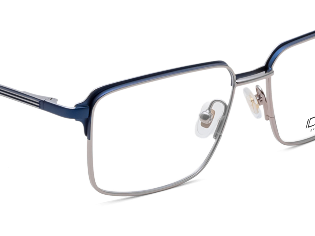 IDEE Rectangle Blue Full-Rimmed Eyeglasses - Unisex