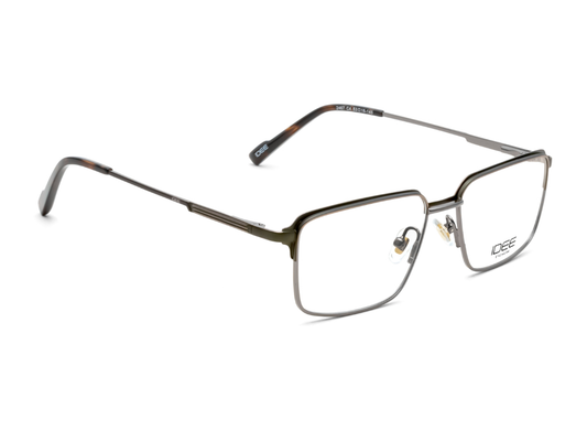 IDEE Rectangle Burgundy Full-Rimmed Eyeglasses - Unisex
