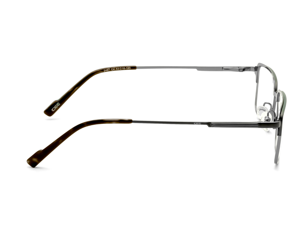 IDEE Rectangle Burgundy Full-Rimmed Eyeglasses - Unisex