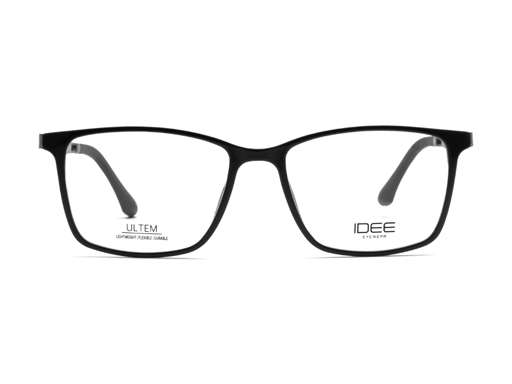 IDEE Rectangle Black Full-Rimmed Eyeglasses - Unisex