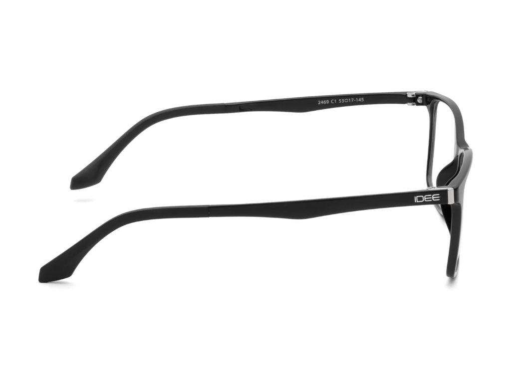 IDEE Rectangle Black Full-Rimmed Eyeglasses - Unisex