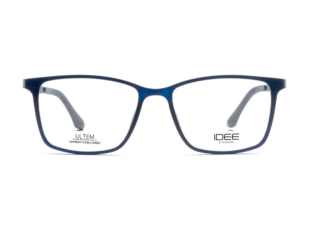 IDEE Rectangle Blue Full-Rimmed Eyeglasses - Unisex