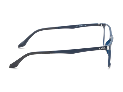 IDEE Rectangle Blue Full-Rimmed Eyeglasses - Unisex