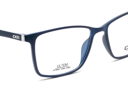 IDEE Rectangle Blue Full-Rimmed Eyeglasses - Unisex