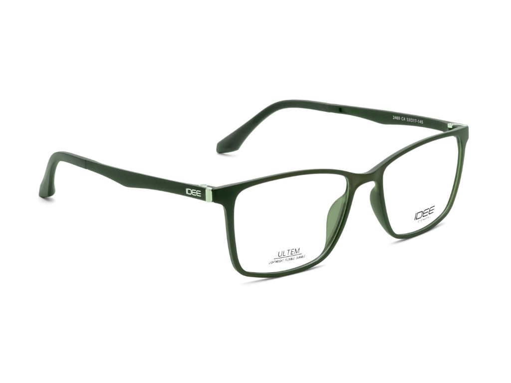IDEE Rectangle Burgundy Full-Rimmed Eyeglasses - Unisex