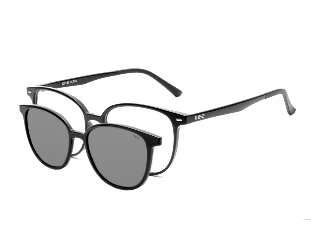 IDEE Rectangle Black Full-Rimmed Eyeglasses - Unisex