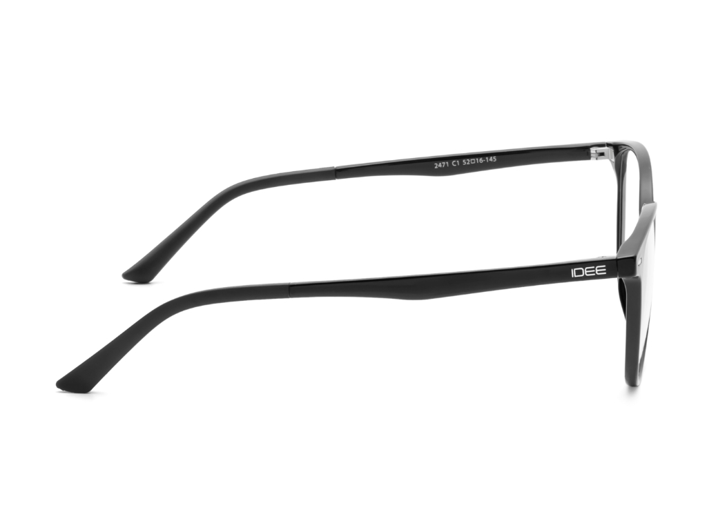 IDEE Rectangle Black Full-Rimmed Eyeglasses - Unisex