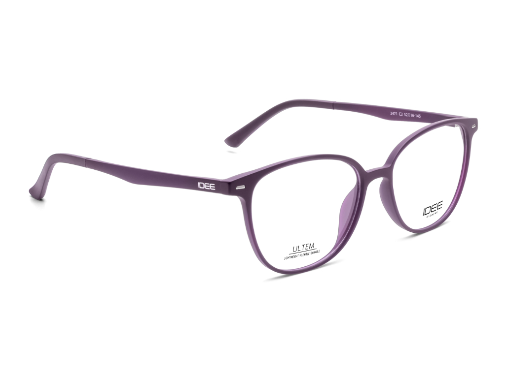 IDEE Rectangle Brown Full-Rimmed Eyeglasses - Unisex