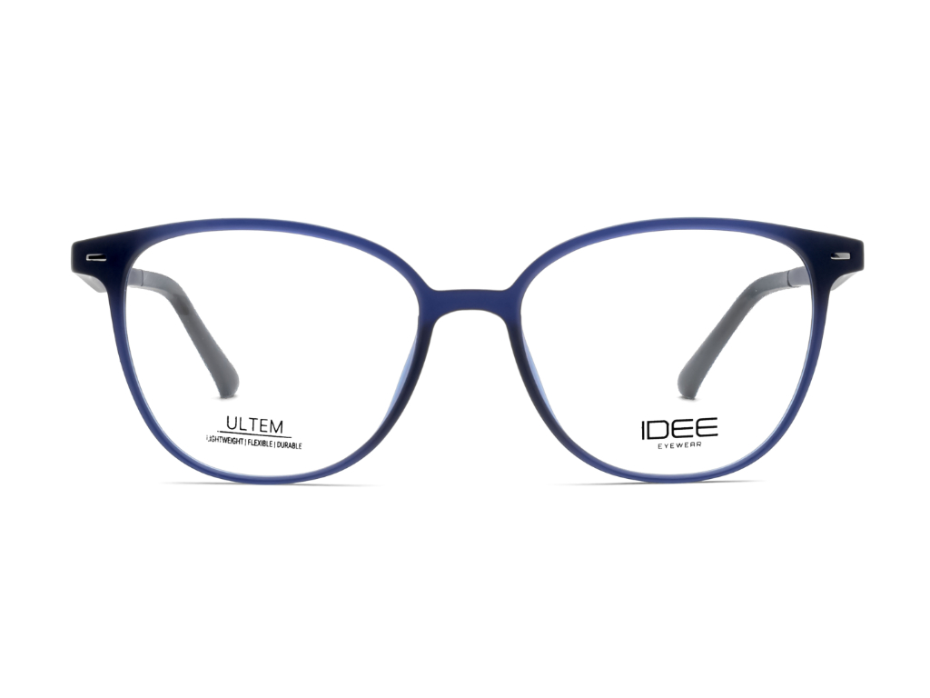 IDEE Rectangle Blue Full-Rimmed Eyeglasses - Unisex