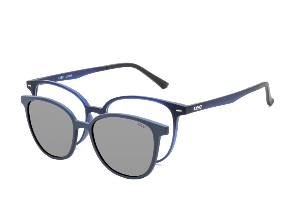 IDEE Rectangle Blue Full-Rimmed Eyeglasses - Unisex