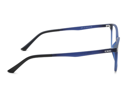 IDEE Rectangle Blue Full-Rimmed Eyeglasses - Unisex