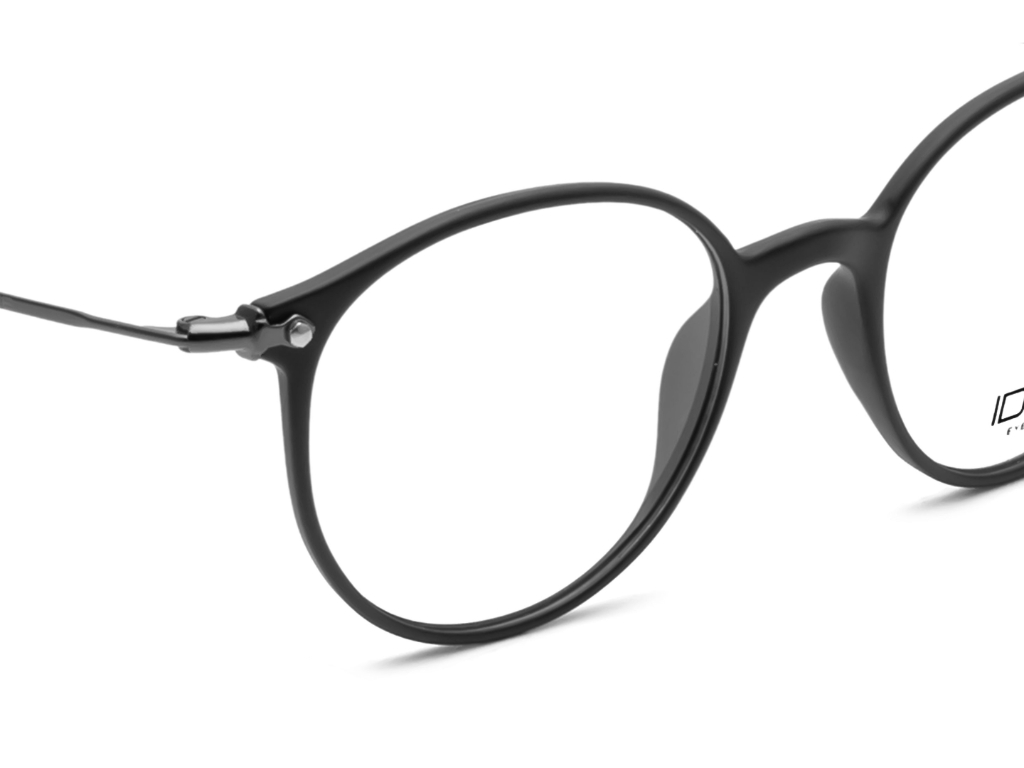IDEE Rectangle Black Full-Rimmed Eyeglasses - Unisex