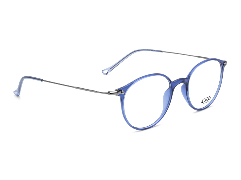 IDEE Rectangle Blue Full-Rimmed Eyeglasses - Unisex