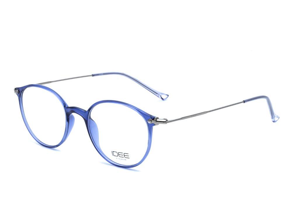 IDEE Rectangle Blue Full-Rimmed Eyeglasses - Unisex
