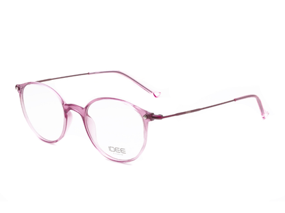 IDEE Rectangle Burgundy Full-Rimmed Eyeglasses - Unisex