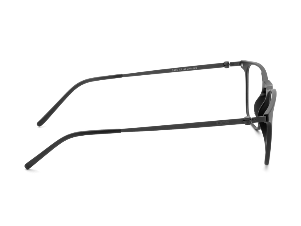 IDEE Rectangle Black Full-Rimmed Eyeglasses - Unisex