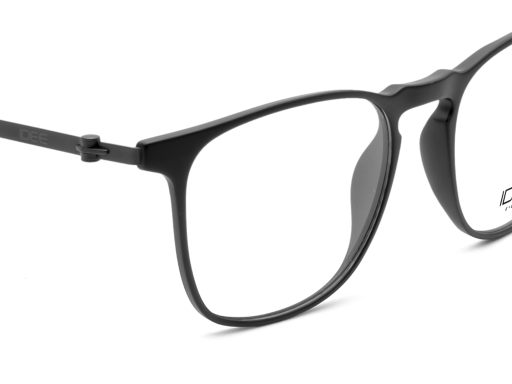 IDEE Rectangle Black Full-Rimmed Eyeglasses - Unisex