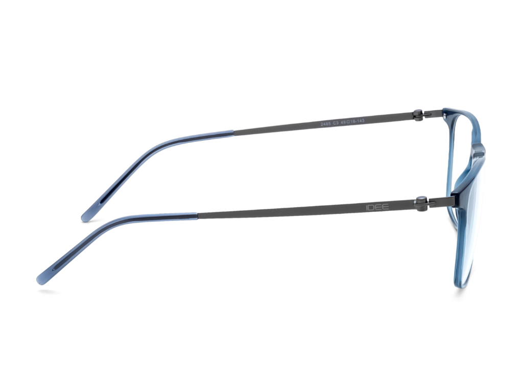 IDEE Rectangle Blue Full-Rimmed Eyeglasses - Unisex