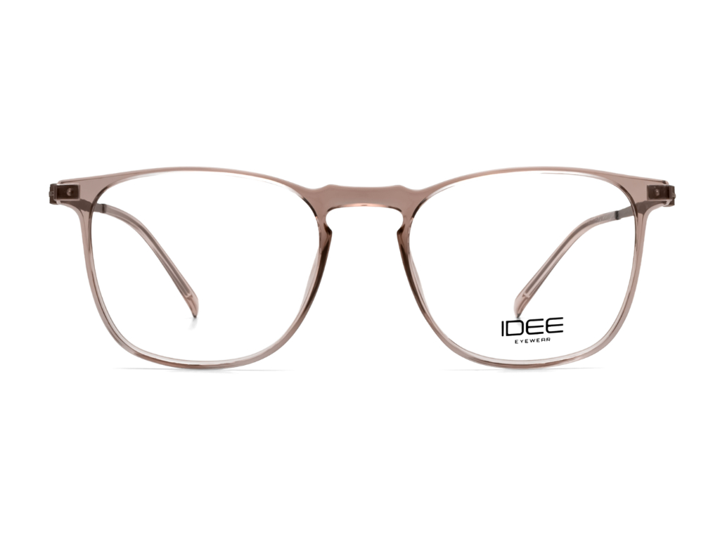 IDEE Rectangle Burgundy Full-Rimmed Eyeglasses - Unisex