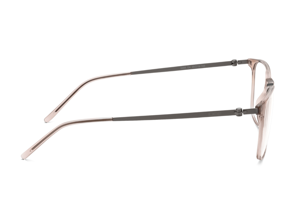 IDEE Rectangle Burgundy Full-Rimmed Eyeglasses - Unisex