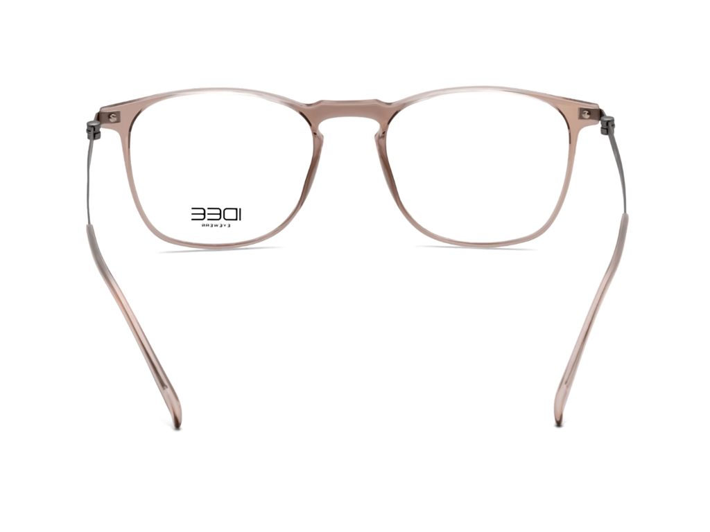 IDEE Rectangle Burgundy Full-Rimmed Eyeglasses - Unisex