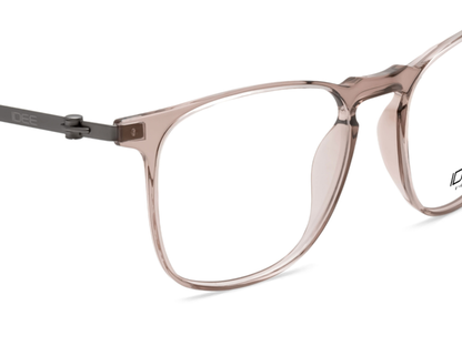 IDEE Rectangle Burgundy Full-Rimmed Eyeglasses - Unisex