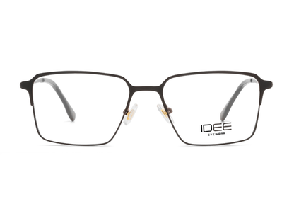 IDEE Rectangle Black Full-Rimmed Eyeglasses - Unisex