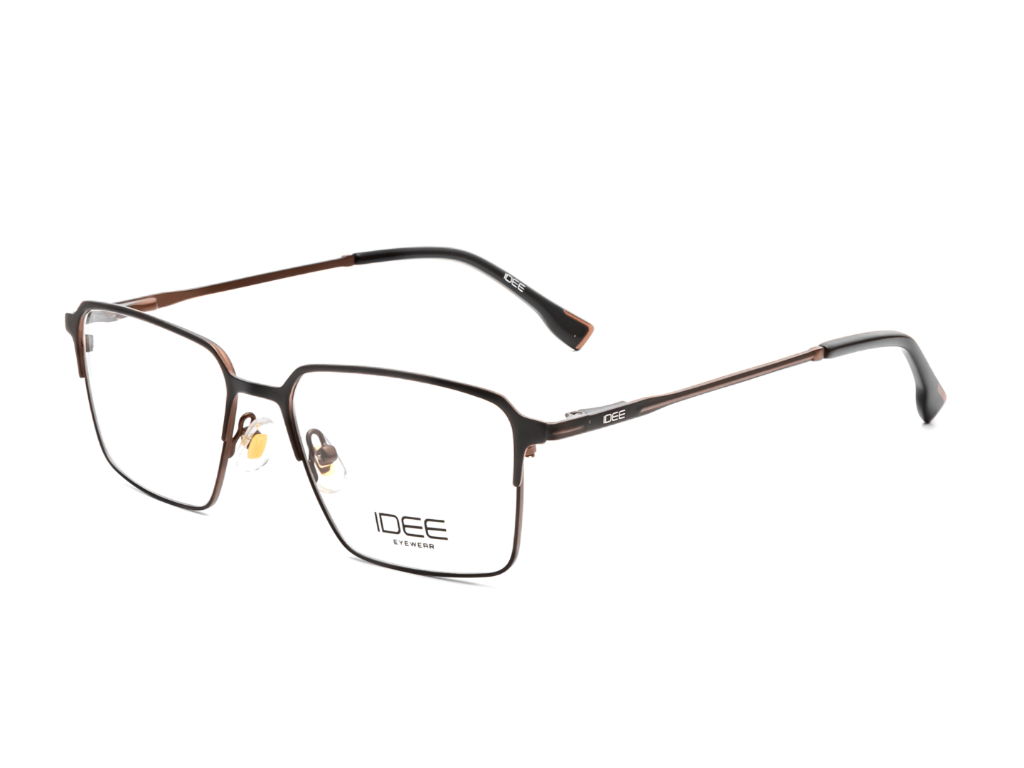 IDEE Rectangle Black Full-Rimmed Eyeglasses - Unisex