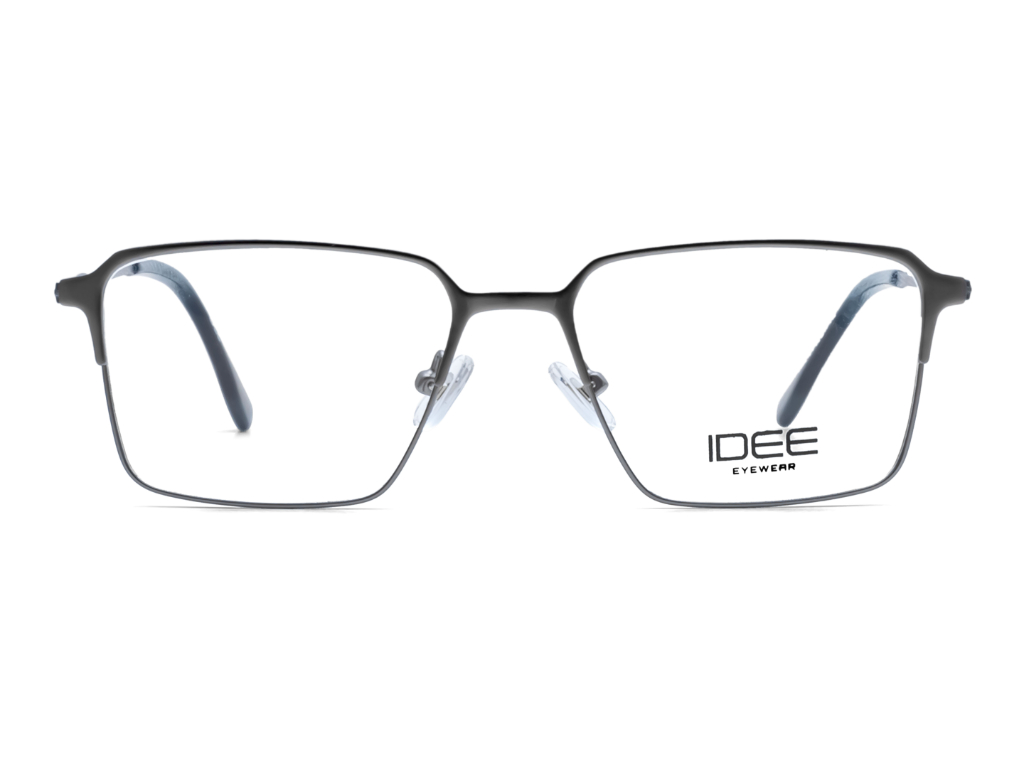 IDEE Rectangle Burgundy Full-Rimmed Eyeglasses - Unisex