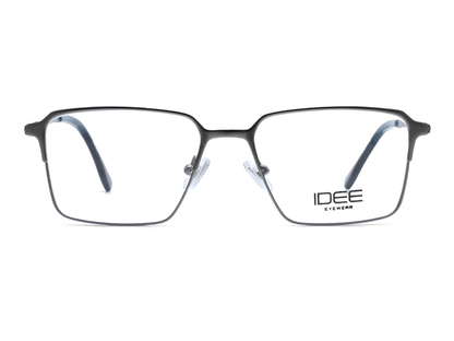 IDEE Rectangle Burgundy Full-Rimmed Eyeglasses - Unisex
