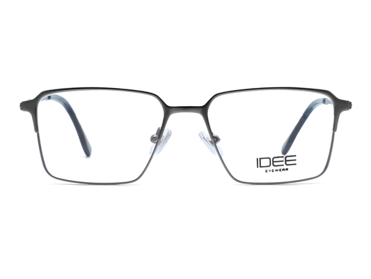 IDEE Rectangle Burgundy Full-Rimmed Eyeglasses - Unisex