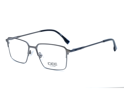 IDEE Rectangle Burgundy Full-Rimmed Eyeglasses - Unisex