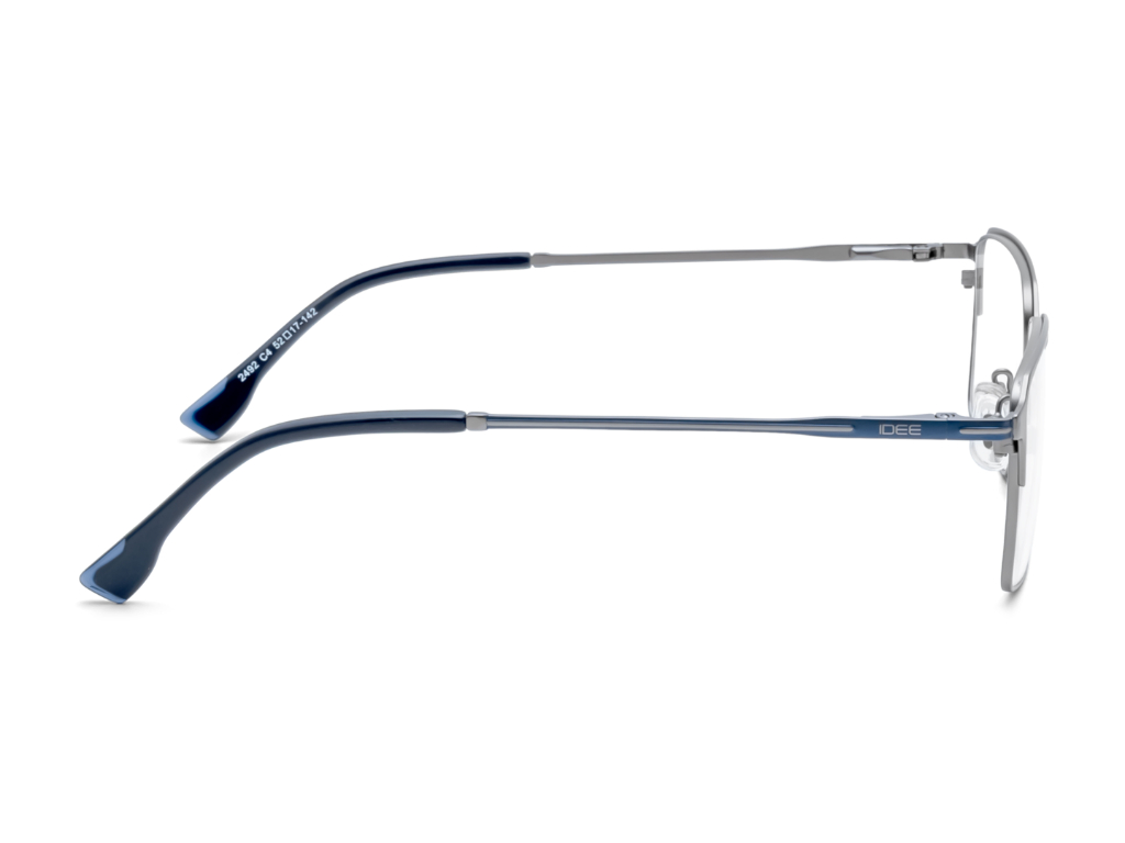 IDEE Rectangle Burgundy Full-Rimmed Eyeglasses - Unisex