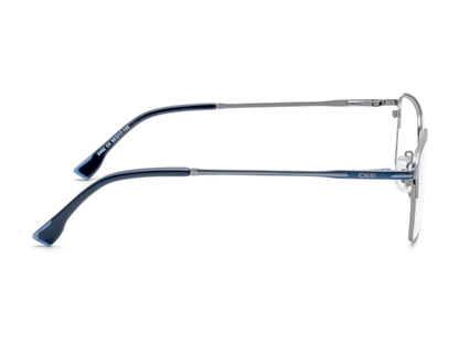 IDEE Rectangle Burgundy Full-Rimmed Eyeglasses - Unisex