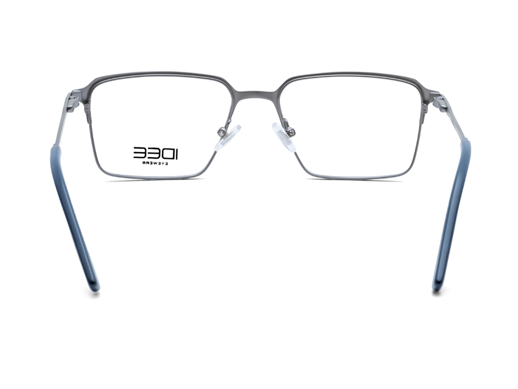 IDEE Rectangle Burgundy Full-Rimmed Eyeglasses - Unisex