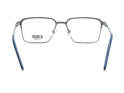 IDEE Rectangle Burgundy Full-Rimmed Eyeglasses - Unisex