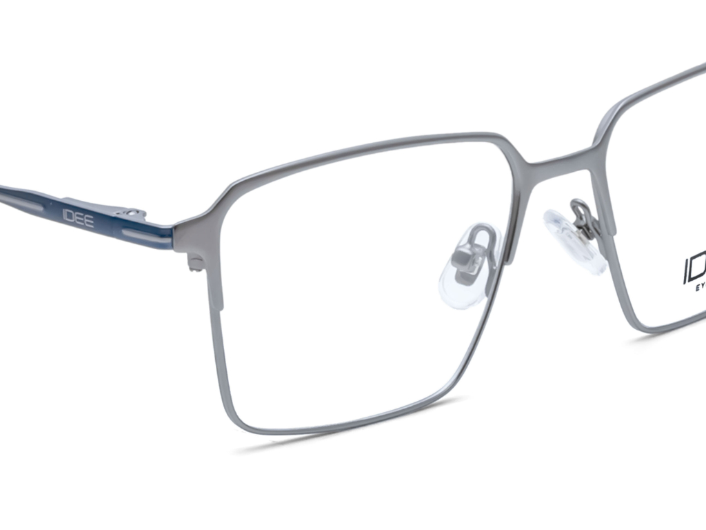 IDEE Rectangle Burgundy Full-Rimmed Eyeglasses - Unisex