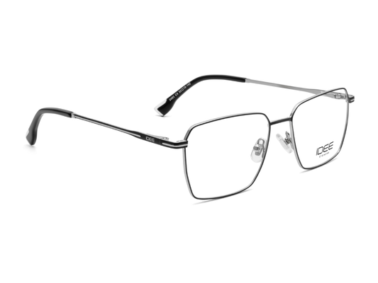 IDEE Rectangle Burgundy Full-Rimmed Eyeglasses - Unisex