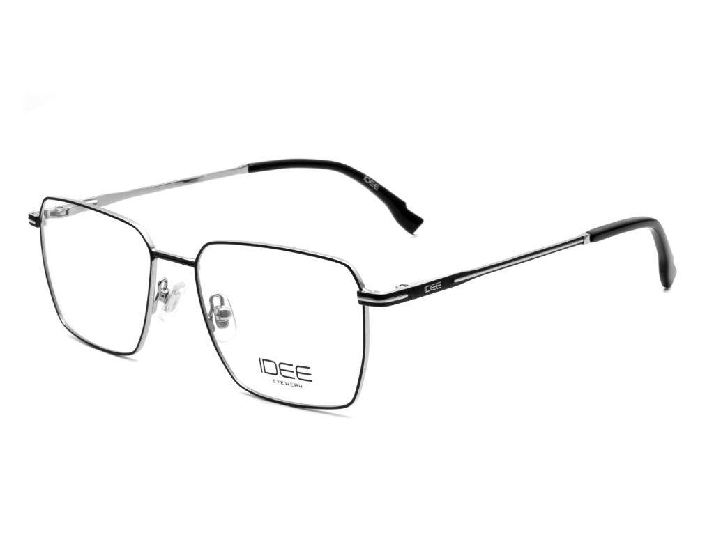 IDEE Rectangle Burgundy Full-Rimmed Eyeglasses - Unisex