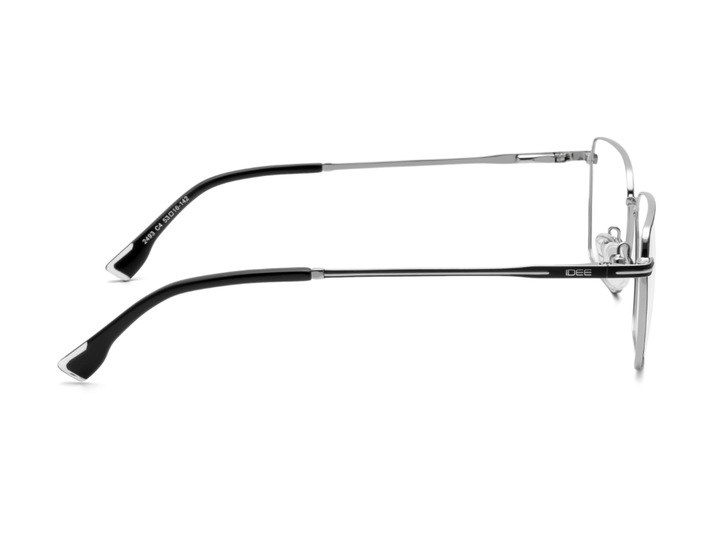 IDEE Rectangle Burgundy Full-Rimmed Eyeglasses - Unisex