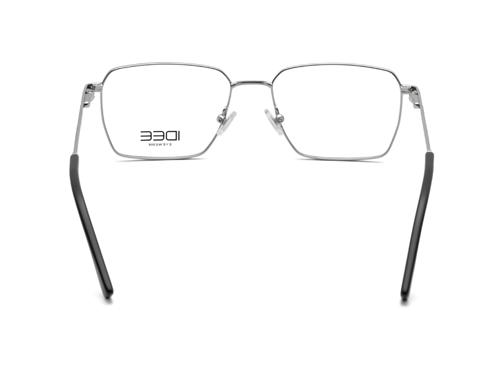 IDEE Rectangle Burgundy Full-Rimmed Eyeglasses - Unisex