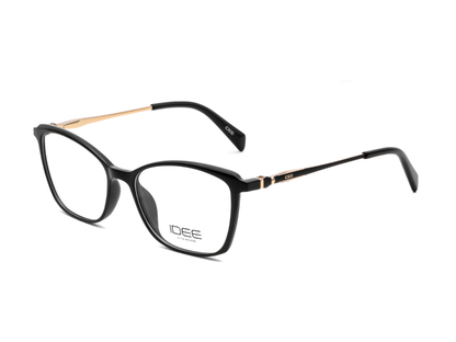 IDEE Rectangle Black Full-Rimmed Eyeglasses - Unisex