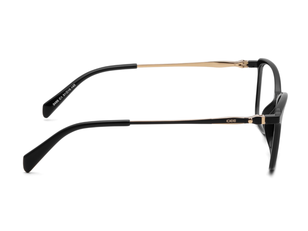 IDEE Rectangle Black Full-Rimmed Eyeglasses - Unisex