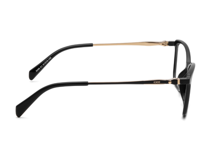 IDEE Rectangle Black Full-Rimmed Eyeglasses - Unisex