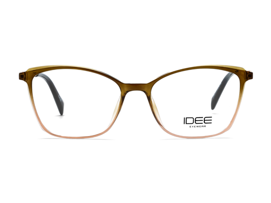 IDEE Rectangle Burgundy Full-Rimmed Eyeglasses - Unisex