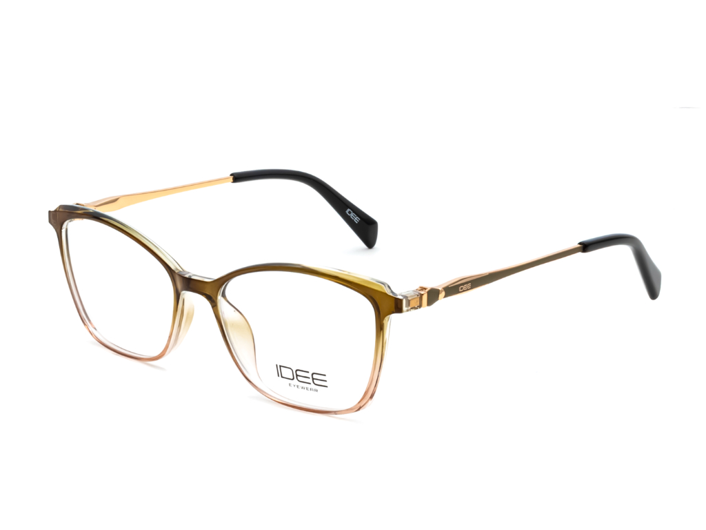 IDEE Rectangle Burgundy Full-Rimmed Eyeglasses - Unisex