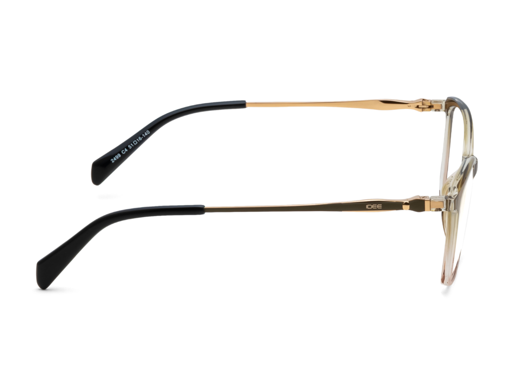 IDEE Rectangle Burgundy Full-Rimmed Eyeglasses - Unisex